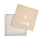 Mijal Gleiser Laser Cut Fabric Napkin Spum Fabric & Napking Rings Set of 6