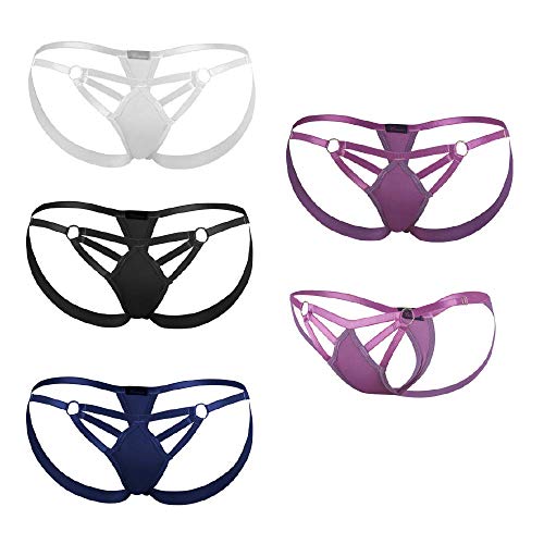 4 Pack Cotton G-String Thongs for Women | Seamless T-Back Underwear Set