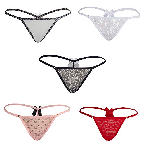 Besame G-String Thong Women Panties Underwear 5 Pack – Blasani