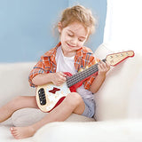 (OPEN BOX) Hape Learn with Lights Electronic Ukulele Red | Leaning and Band Mode | Musical Instrument
