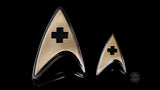 Quantum Mechanix - Star Trek: Discovery - Enterprise Medical Badge and Pin Set