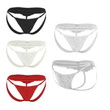 Besame Women G-String Thong Levanta Cola Butt Lift Underwear Lingerie 4 Pack