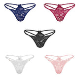 Besame G-String Thong Women Panties Underwear 5 Pack