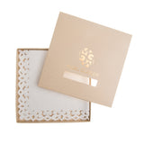 Mijal Gleiser Laser Cut Fabric Napkin Spum Fabric & Napking Rings Set of 6