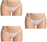 Besame Women Bikini Panties Lace Underwear Lingerie One Size