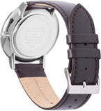 Tommy Hilfiger 1791508 Men's Quartz Brown Leather Strap Watch 40mm