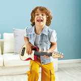 (OPEN BOX) Hape Learn with Lights Electronic Ukulele Red | Leaning and Band Mode | Musical Instrument