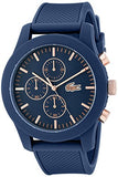 Lacoste Men's 2010827 12.12 Analog Display Chronograph Quartz Blue Watch