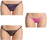 Besame Women Bikini Panties Lace Underwear Lingerie One Size