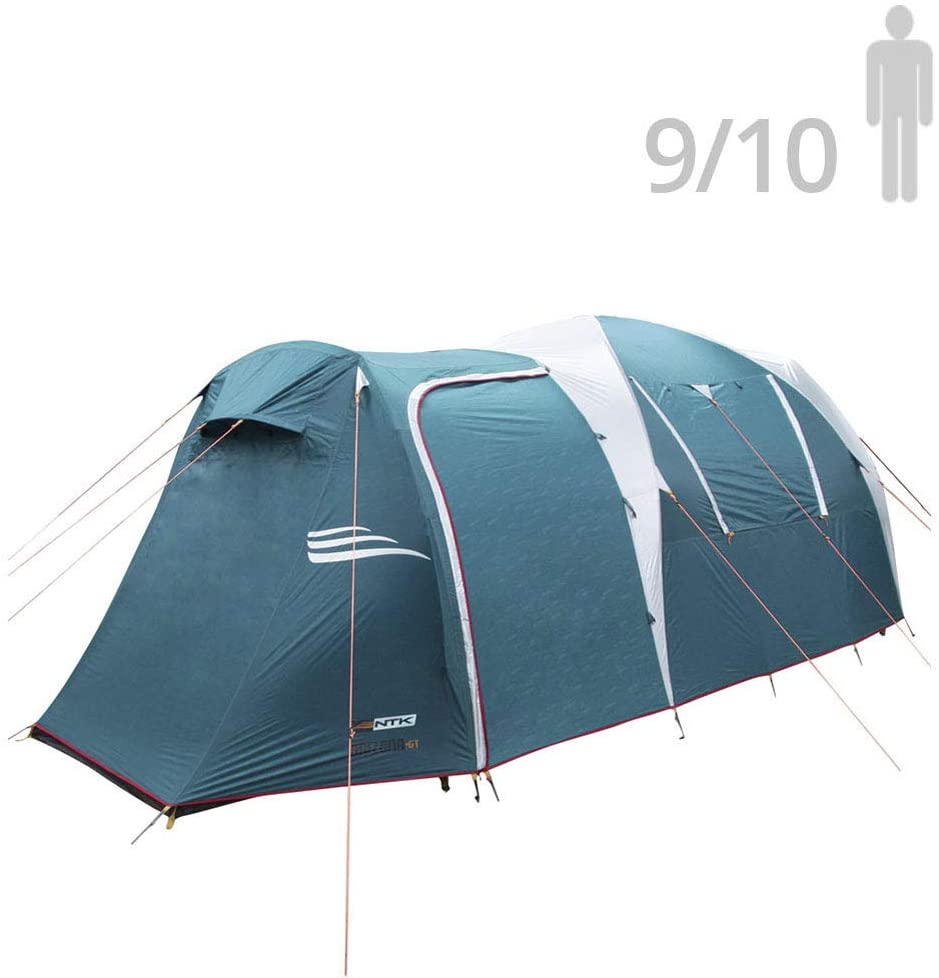 100 waterproof tent NTK Arizona GT 9 to 10 Person 17x8 FT Sport Camping Tent 100% Waterpro – Blasani