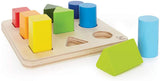 Hape Color and Shape Wooden Block Sorter Game For Toddlers