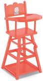 (OPEN BOX)  Corolle - Mon Grand Poupon High Chair - 2-in-1 Design fits 14" and 17" Baby Dolls (9000141040)