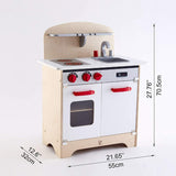 (OPEN BOX) Hape Gourmet Kitchen Toy Fully Equipped Wooden Pretend Play Kitchen