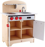 (OPEN BOX) Hape Gourmet Kitchen Toy Fully Equipped Wooden Pretend Play Kitchen