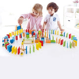 Award Winning Hape Dynamo Kid's Wooden Domino Set Colorful, standart