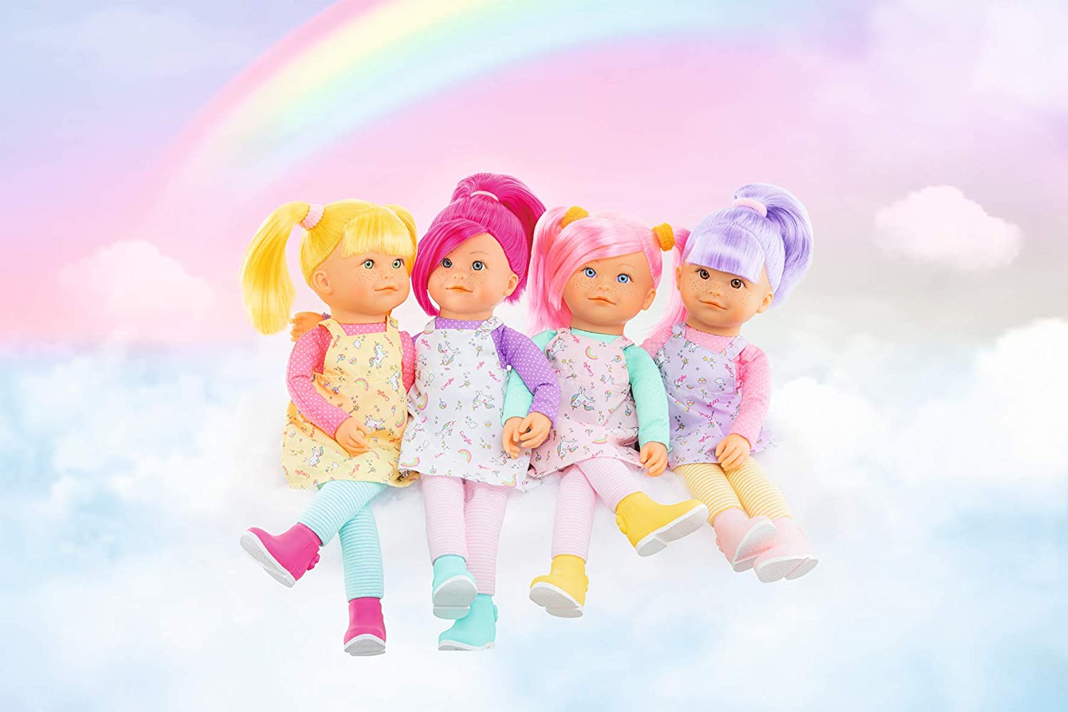 Corolle- Rainbow Doll-Céleste Rag Doll, 300030, Multicolour