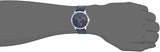 Tommy Hilfiger Men's Stainless Steel Quartz Watch with Leather Crocodile Strap, Blue, 22 (Model: 1710387)