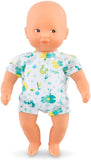 Corolle Mini 8" Baby Bath Doll and Boat Set - Frog Pattern on Clothing, Safe for Water Play in Bath, Tub, Pool, for Ages 18 Months and Up,9000120250
