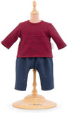 Corolle - Striped T-Shirt and Pants - Clothing Outfit for 12" Baby Dolls