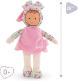 Corolle Miss Pink Blossom Garden Soft-Body Baby Doll,9.5"