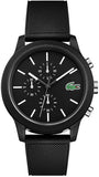 Lacoste Men's TR90 Quartz Watch with Rubber Strap, Black, 21 (Model: 2010972)