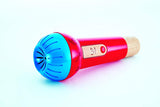 Hape Mighty Echo Microphone | Battery-Free Voice Amplifying Microphone Toy for Kids 1 Year & Up, Red, Model Number: E0337, L: 3.1, W: 3.1, H: 8.6 inch