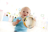 Hape Tab Along Mr. Tambourine | Kid's Wooden Drum Musical Instrument