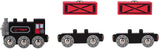 Hape Steam-Era Freight Train | Classic Black & Red Children’s Locomotive Toy With Unloadable Freight Wagons, L: 9.4, W: 1.3, H: 1.9 inch