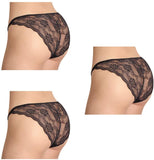 Besame Women Bikini Panties Lace Underwear Lingerie One Size