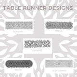 Mijal Gleiser Double Sided Table Runner Laser Cut Heat Resistant