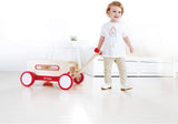 (OPEN BOX) Hape Wooden Wagon Push and Pull Toy