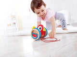 Hape Baby Bird Pull-Along | Wooden Wobbling & Flapping Pull Toddler Toy, Bright Colors Multicolor, L: 5.2, W: 5, H: 4.8 inch
