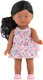 Corolle Mini Corolline Rosaly 8" Doll with Black Hair and Floral Dress, for Kids Ages 3 Years and up…