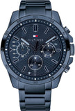 Tommy Hilfiger 1791560 Men's Blue Stainless Steel Quartz Watch 48mm