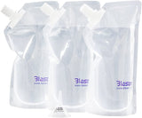 BLASANI Concealable Cruise Ship Rum Sneak Flask Kit Set (3x32oz)