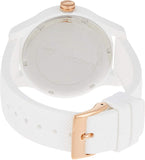 Lacoste Women's Ladies 12.12 Stainless Steel Quartz Watch with Silicone Strap, White, 17 (Model: 2000960)