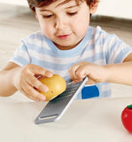(OPEN BOX) Hape Cooking Essentials Toy | Play Food Cutting Vegetables Set for Kids, Wooden Food Kitchen Accessory Toys