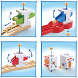 Hape Marble Run Blocks, Super Spirals, Building Blocks Set, Model:E6024