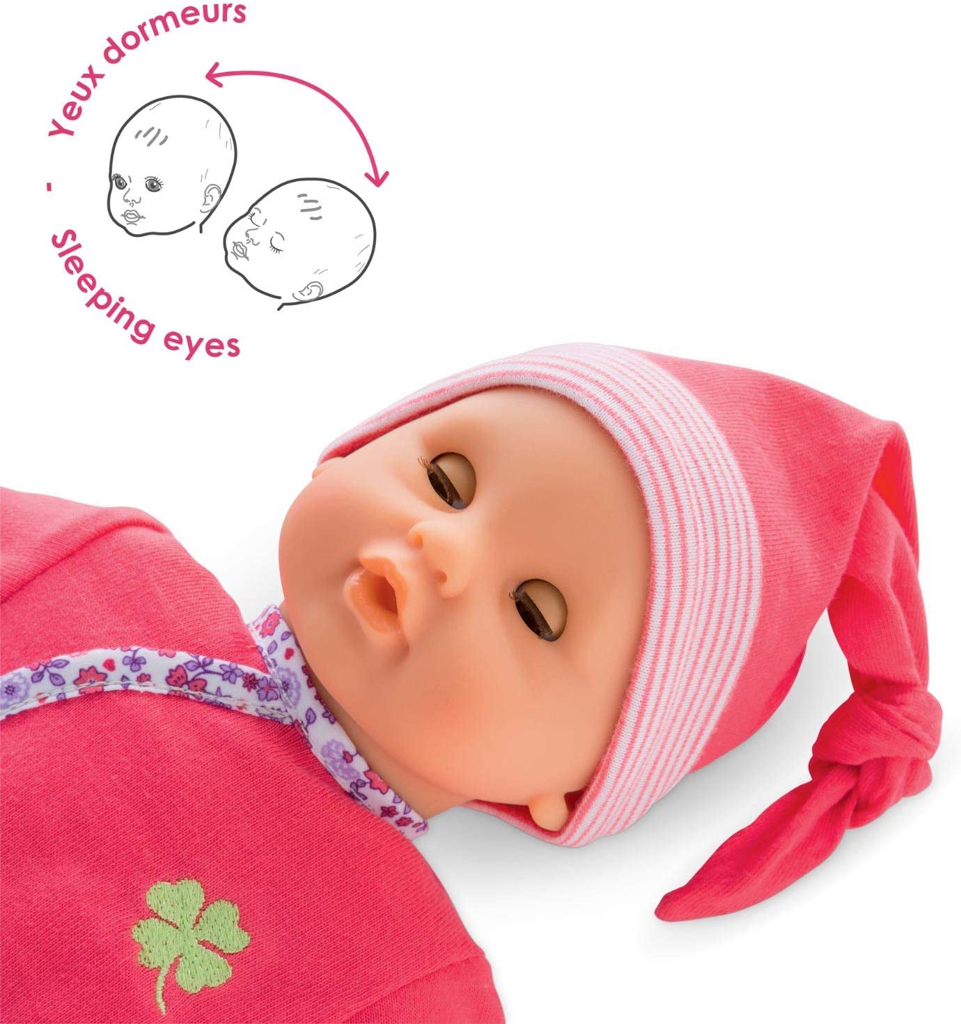 Corolle Mon Premier Poupon Bebe Calin - Myrtille - 12" Toy Baby Doll, Pink