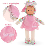 Corolle Miss Pink Blossom Garden Soft-Body Baby Doll,9.5"