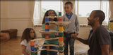 Award Winning Hape Quadrilla Wooden Marble Run Construction - The Cyclone