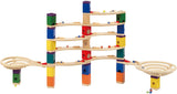 Award Winning Hape Quadrilla Wooden Marble Run Construction - The Cyclone