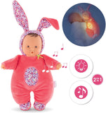 Corolle Mon Doudou Babibunny 2-in-1 Musical Baby Doll & Nightlight, Floral Bloom
