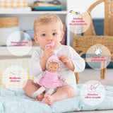 Corolle Miss Pink Blossom Garden Soft-Body Baby Doll,9.5"