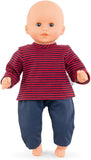 Corolle - Striped T-Shirt and Pants - Clothing Outfit for 12" Baby Dolls