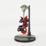 (OPEN BOX)  Quantum Mechanix Spider-Man Spider Cam Q-Fig Diorama, Multi-Colored, 5"