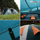 NTK Indy GT 3 to 4 Person 12 by 7 Foot Sport Camping Tent 100% Waterproof 2500mm