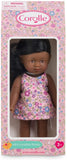 Corolle Mini Corolline Rosaly 8" Doll with Black Hair and Floral Dress, for Kids Ages 3 Years and up…
