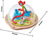 Hape Sunny Valley Adventure Dome | 3D Toy with Magnetic Maze, Kids Play Dome Featuring Characters and Accessories Multicolor, L: 13.2, W: 11.7, H: 6 inch