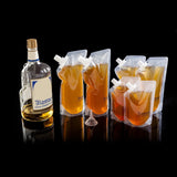 Blasani Concealable Plastic Cruise Rum Sneak Flask Set (4x32oz, 2x16oz, 2x8oz)